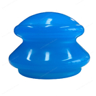 Il vuoto inscatola blu foggiante a coppa di sanità di terapia fisica delle celluliti di Ventouse dell'assorbitore dell'umidità del silicone di massaggio l'anti