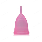 Tazza mestruale riutilizzabile del silicio molle super del grado medico della tazza di periodo mestruale per le donne compreso la borsa portatile di stoccaggio