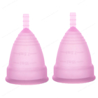 Pieghevole riciclabile mestruale della tazza 1pc del silicone medico femminile di periodo