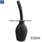 Irrigazione anale pulita nera del corredo 7.6oz della lampadina del clistere del silicone per le donne degli uomini con l'ugello sostituibile Hose+4 (il nero) di 19.7in