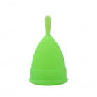 Tazza mestruale, tazze riutilizzabili di periodo del silicone messe con flusso regolare &amp; pesante di sterilizzazione pieghevole della tazza, BPA libero, flessibile