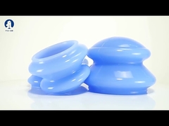 Set di coppette in silicone da 1,8 pollici personalizzato a colori per il corpo
