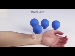 insieme foggiante a coppa di 15/25/35/55mm con l'insieme bianco di massaggio della lampadina